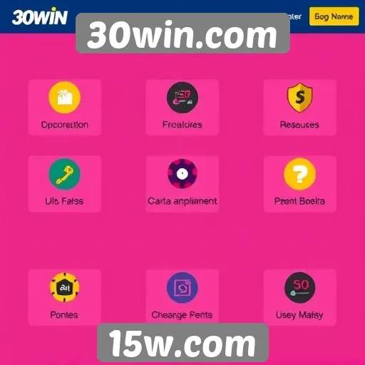 Recursos e funcionalidades do site 30win.com